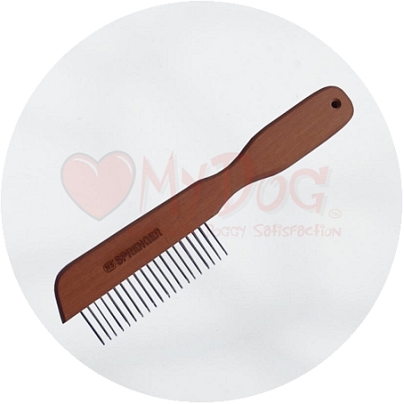 Herm Sprenger Pear Wood Dog Grooming Comb